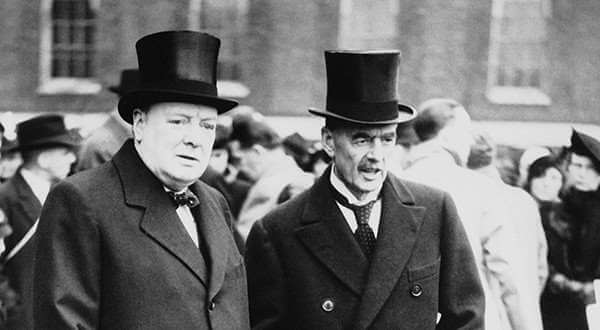 Churchill and Chamberlain