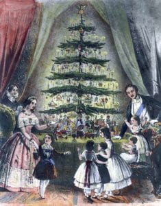 Queen Victoria and Prince Albert with a Christmas Tree