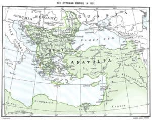 Map Ottoman Empire