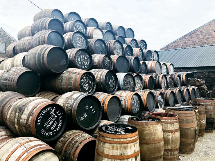 Whisky barrels