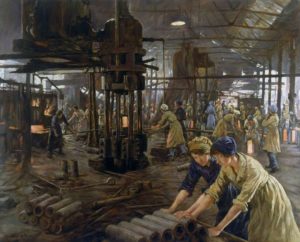 Munitions workers