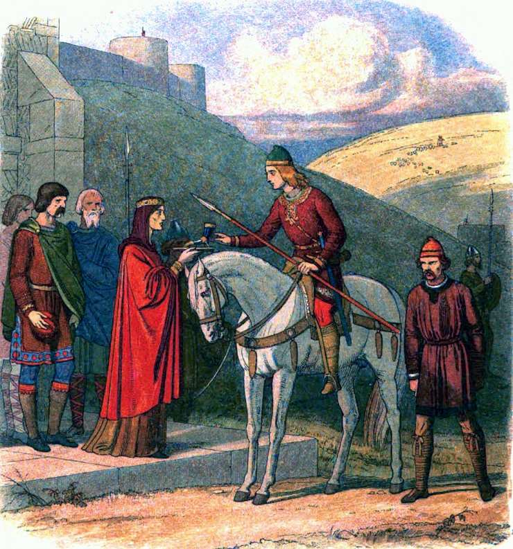 Edward the Martyr at Corfe Castle