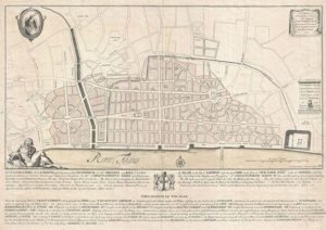 Wrens map of London 1744