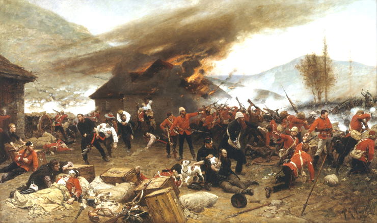 'The Defence of Rorke's Drift 1879' by Alphonse de Neuville