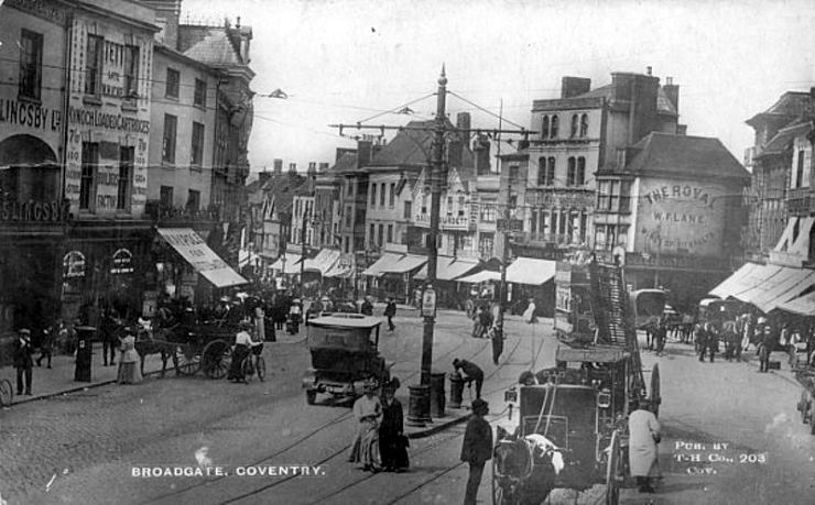Broadgate, Coventry, 1917