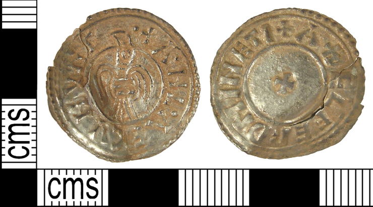Silver hammered penny of Anlaf (olaf) Guthfrithsson dating from c. AD 939-941. The Portable Antiquities Scheme/ The Trustees of the British Museum. Licensed under the Creative Commons Attribution-Share Alike 2.0 Generic license.