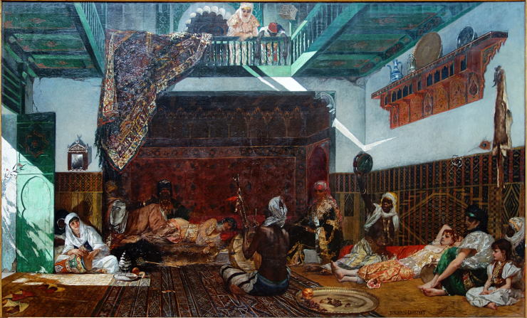 Harem Interior in Morocco