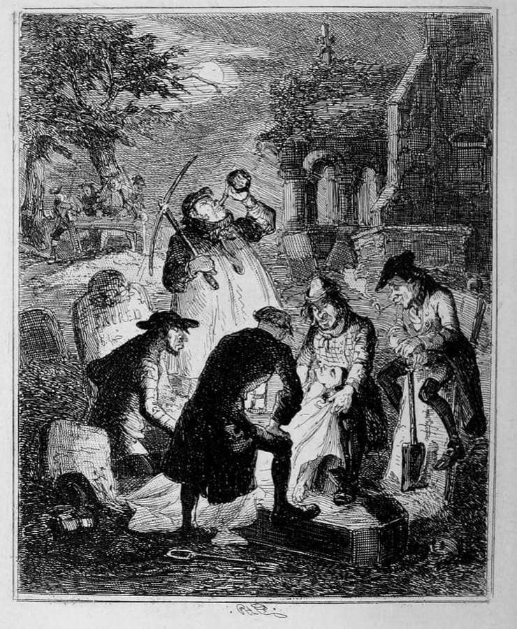 Resurrectionists by Hablot Knight Browne