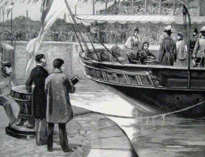 Opening of Manchester Ship Canal