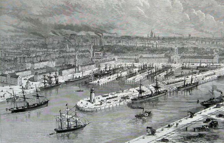 Proposed docks at Manchester HUK