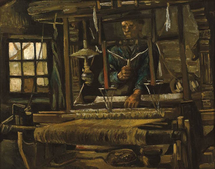 'A weaver's cottage', by Vincent Van Gogh