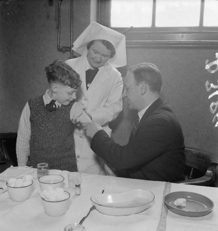 Diphtheria Immunisation Scheme, London, England, 1941