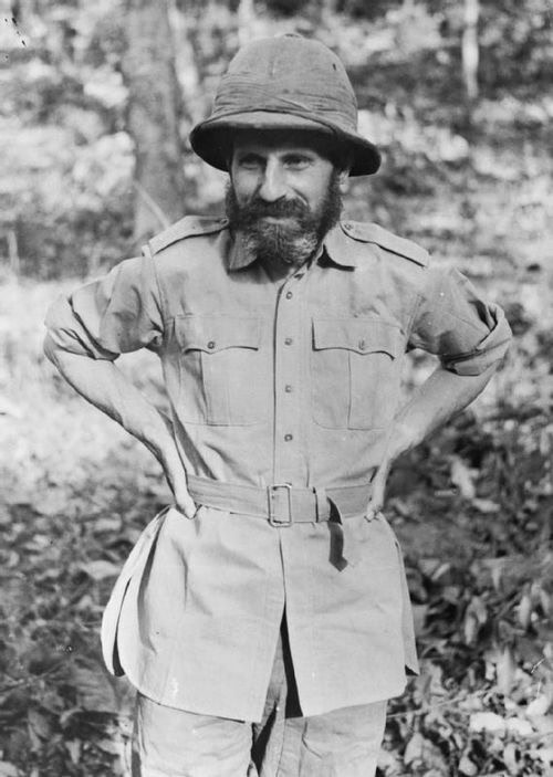Brigadier Orde Wingate in India after returning from operations in Japanese-occupied Burma with his Chindits unit in 1943. WC.