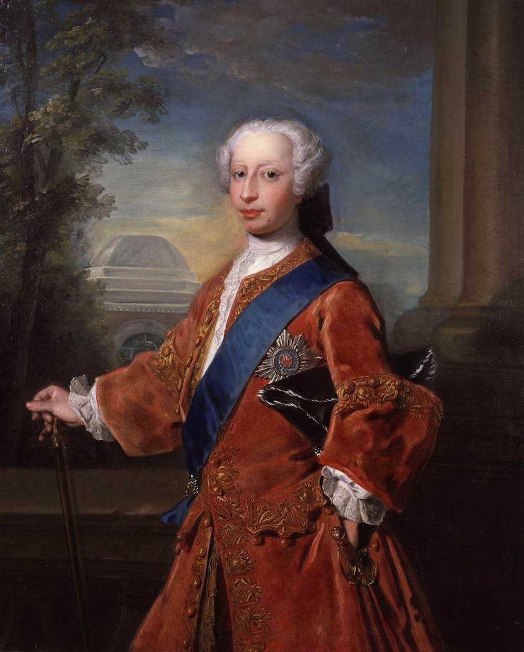 Frederick Prince of Wales, Portrait by Philippe Mercier, 1736. WC.