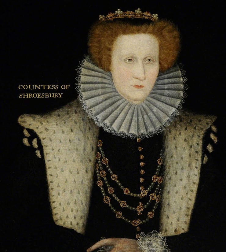 Elizabeth Hardwick (1520-1608), Countess of Shrewsbury, 'Bess of Hardwick'; National Trust, Hardwick Hall. WC