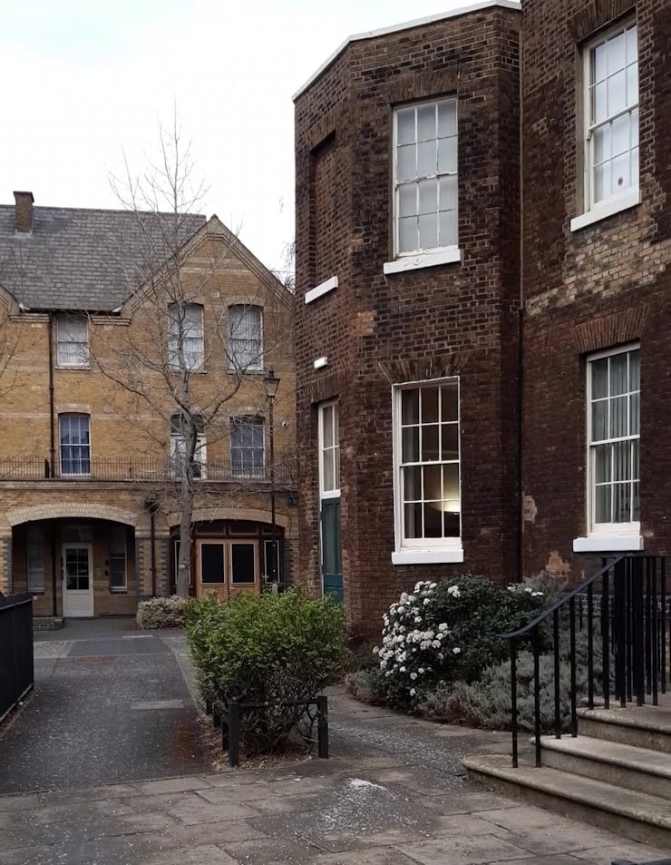 Rear steps of Leytonstone House