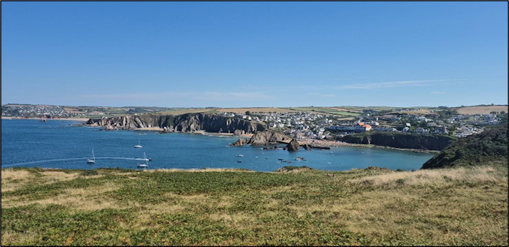 Hope and Thurlestone seen from Bolt Tail. Photo by Mike Edwardson.