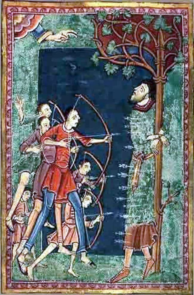 Death of St. Edmund. WC PD.