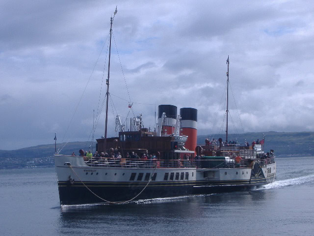PS Waverley, 9 August 2006. Author: Lucas the scot. WC PD.