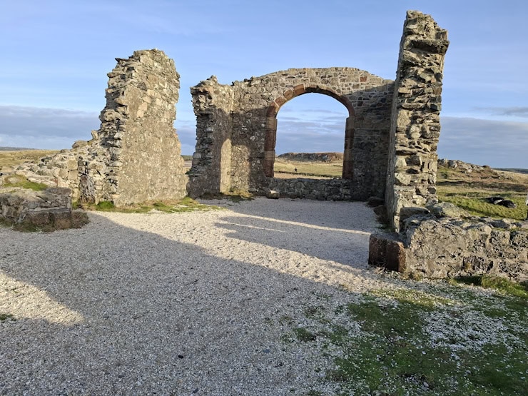 Ruins of the chapel. Photo by David Morgan