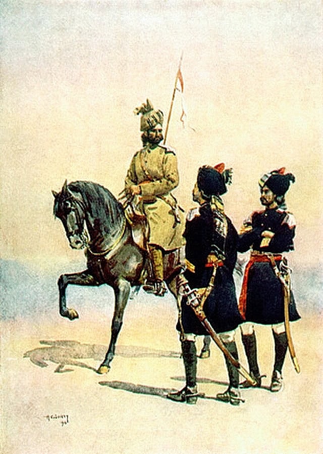 37th Lancers (Baluch Horse), MacMunn & Lovett, Armies of India, 1911. WC PD.