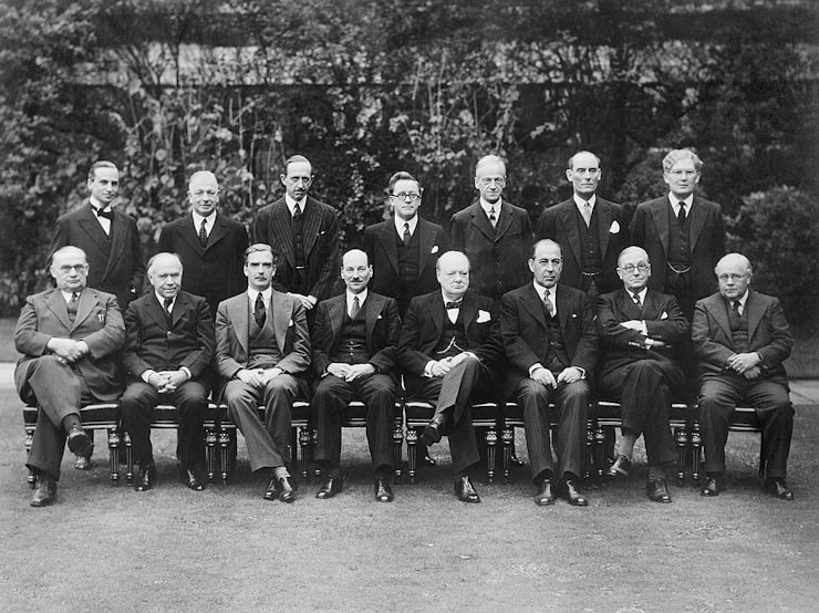 The Churchill Coalition Government, 11 May 1940 - 23 May 1945. WC PD.