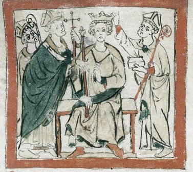 Coronation of Edward the Confessor. WC PD
