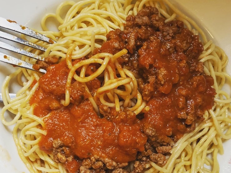 Spaghetti Bolognaise. Creative Commons CC0 1.0 Universal Public Domain Dedication