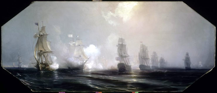 Battle of Chesapeake Bay. WC PD.