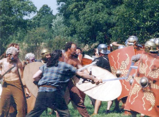 Romans and Picts. Kelmarsh Festival of History. HUK.