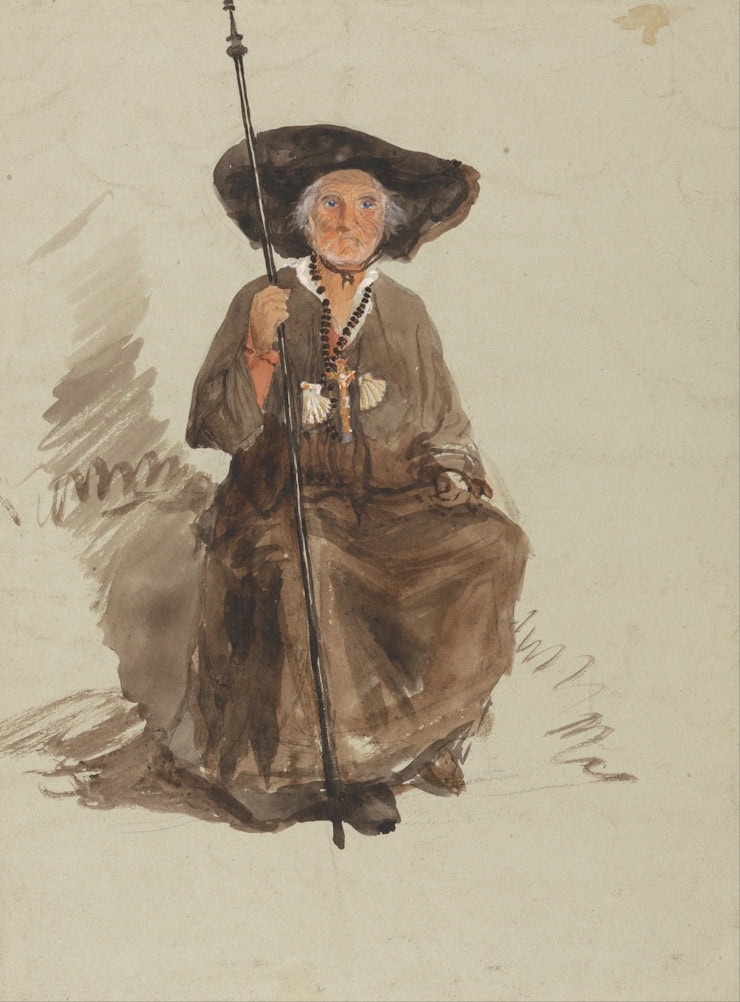 Samuel Palmer, Study of a Pilgrim