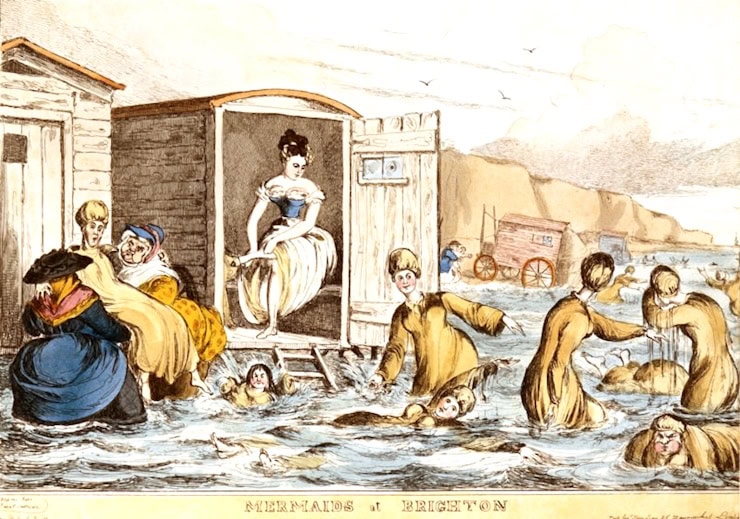 Mermaids at Brighton. WC PD.